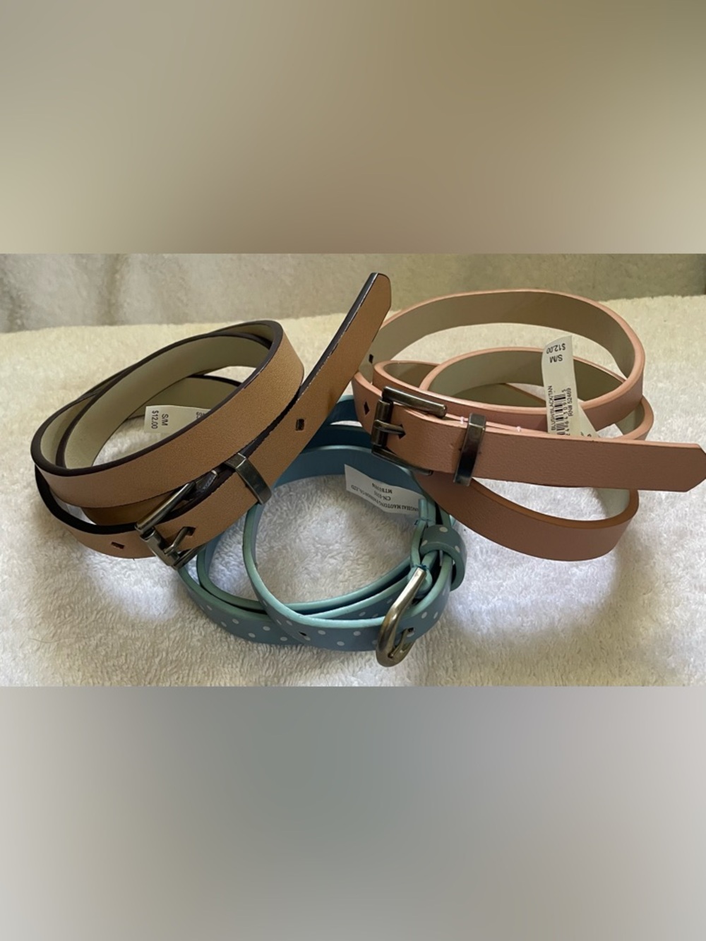 3 Belt Set, size small/medium.